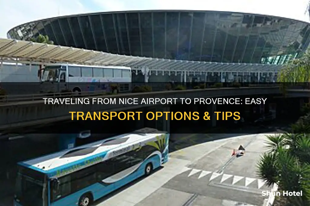 how to get from nice airport to provence
