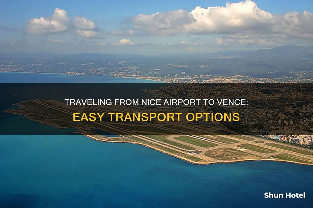 how to get from nice airport to vence
