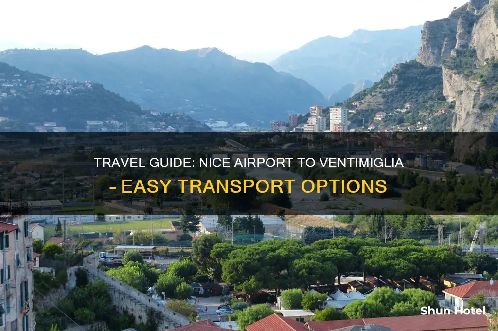 how to get from nice airport to ventimiglia
