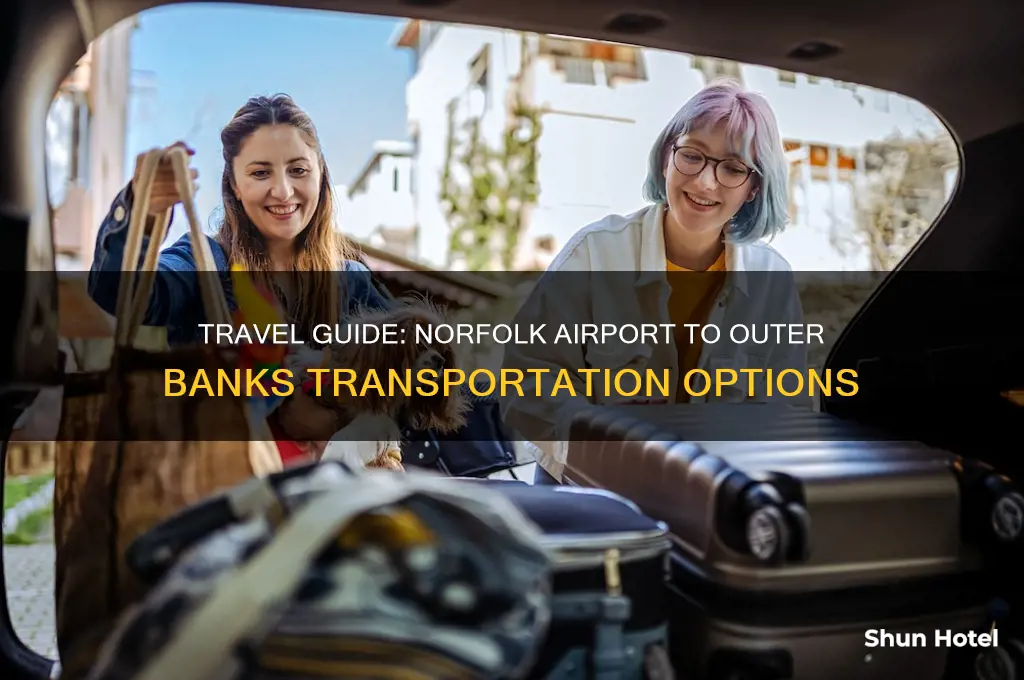 how to get from norfolk airport to outer banks