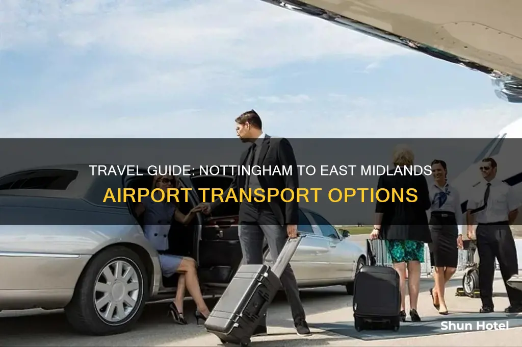 how to get from nottingham to east midlands airport