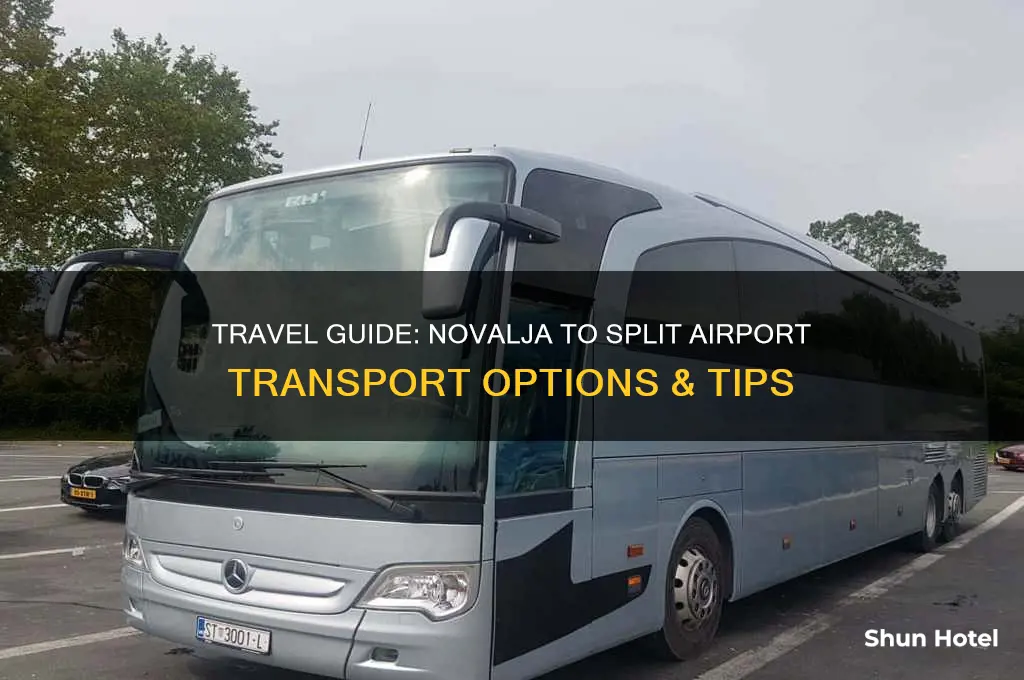 how to get from novalja to split airport