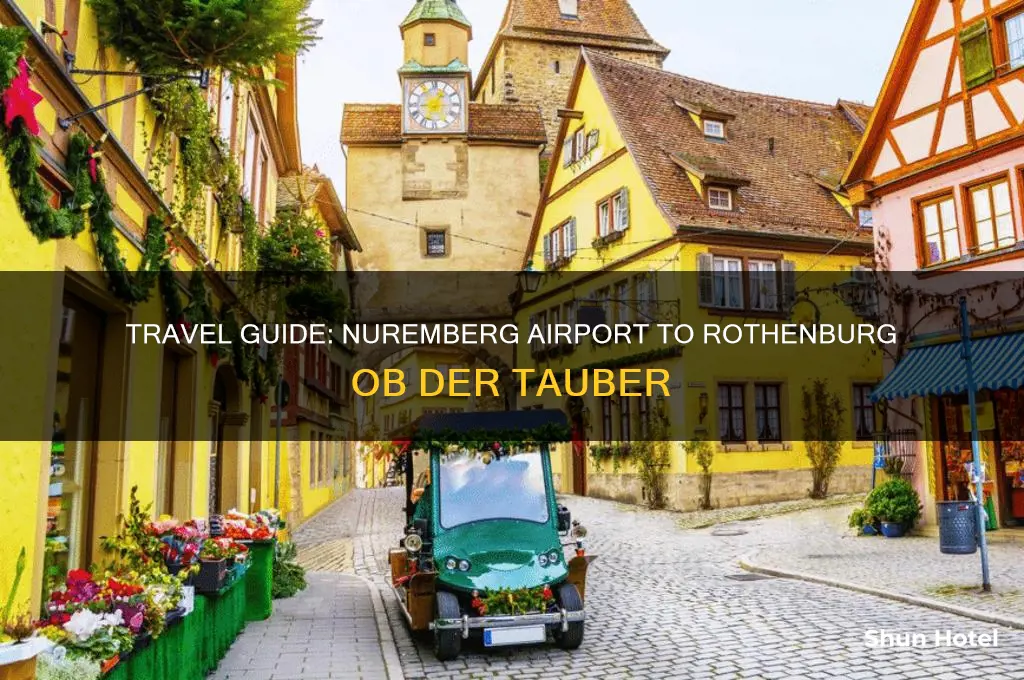 how to get from nuremberg airport to rothenburg