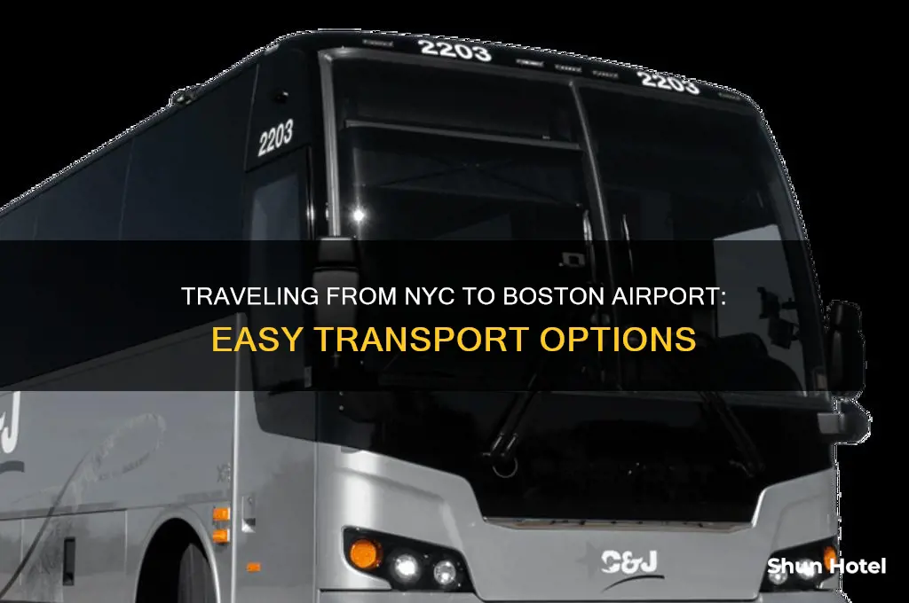 how to get from nyc to boston airport