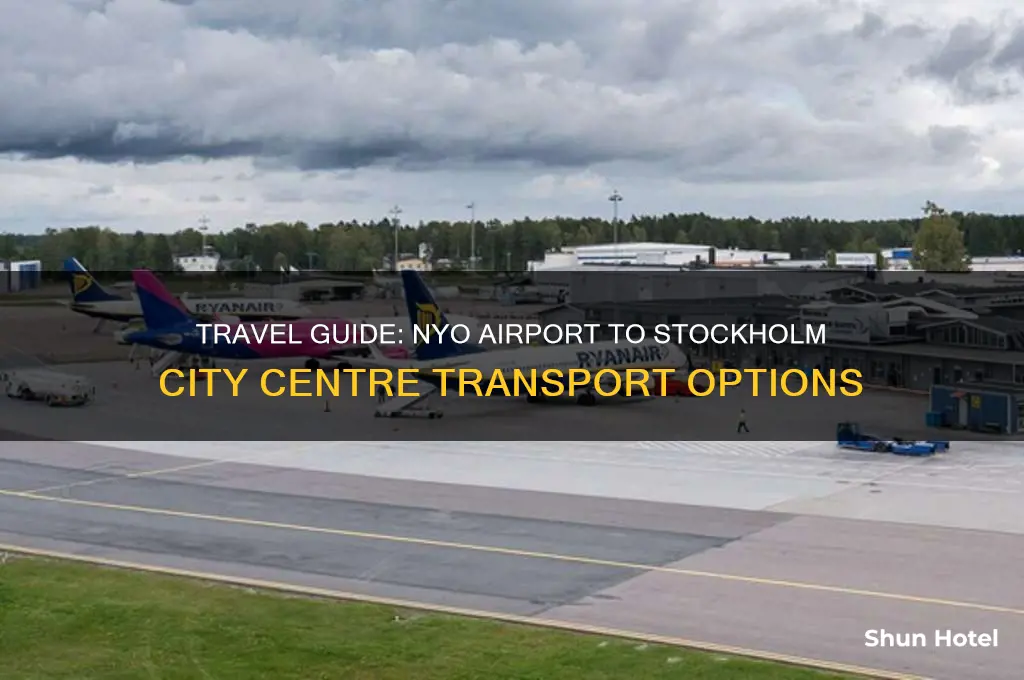 how to get from nyo airport to stockholm city centre
