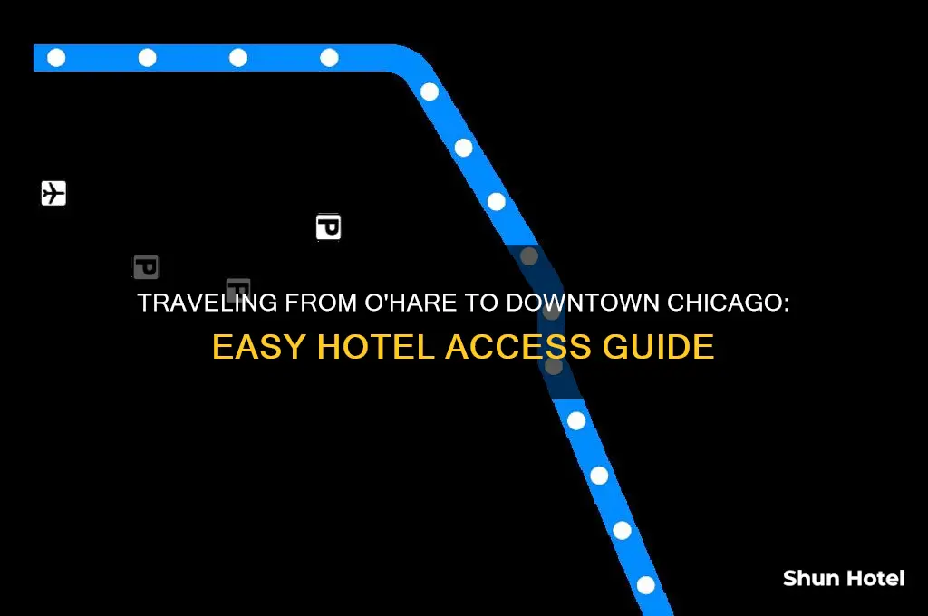 how to get from ohare international airport to downtown hotels