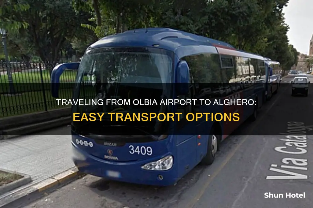 how to get from olbia airport to alghero