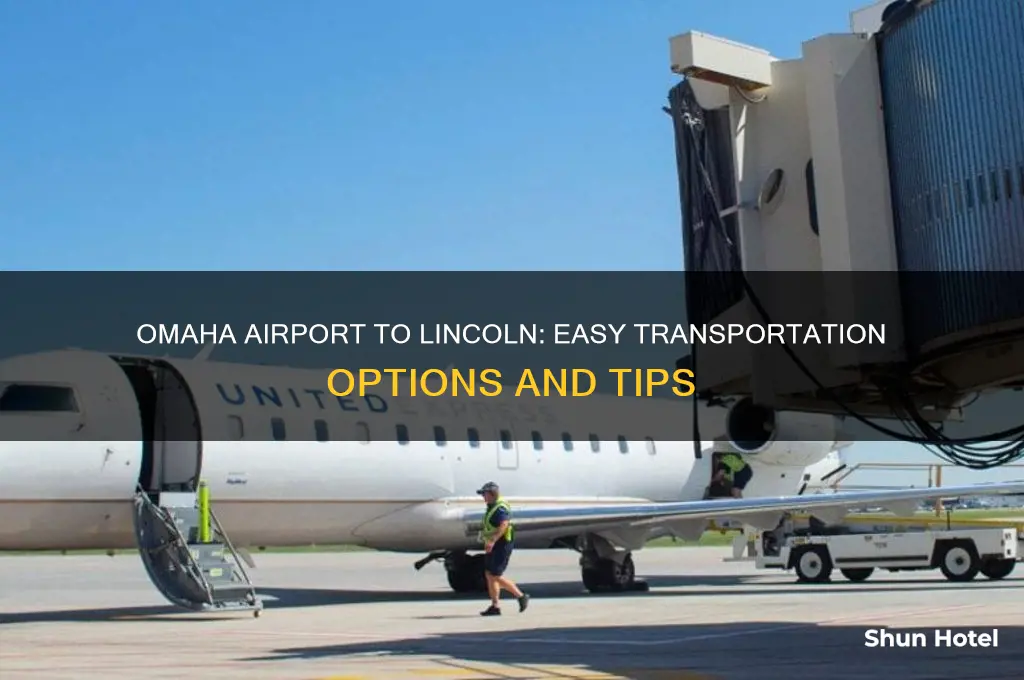 how to get from omaha airport to lincoln