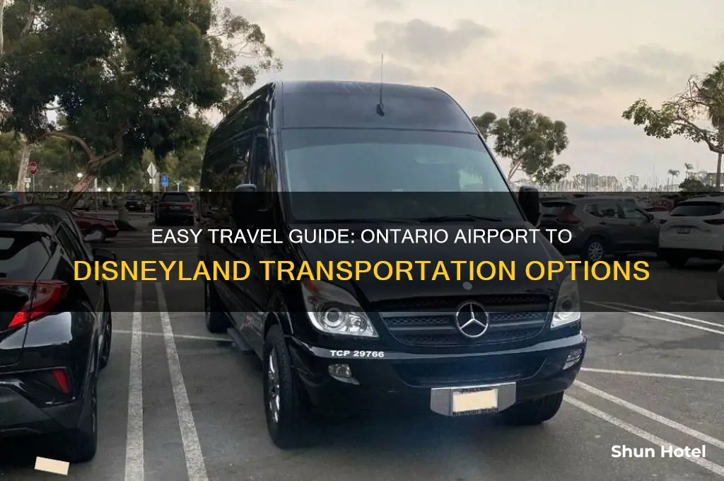 how to get from ontario airport to disneyland