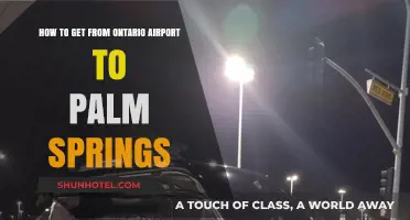 Travel Guide: Ontario Airport to Palm Springs Transportation Options