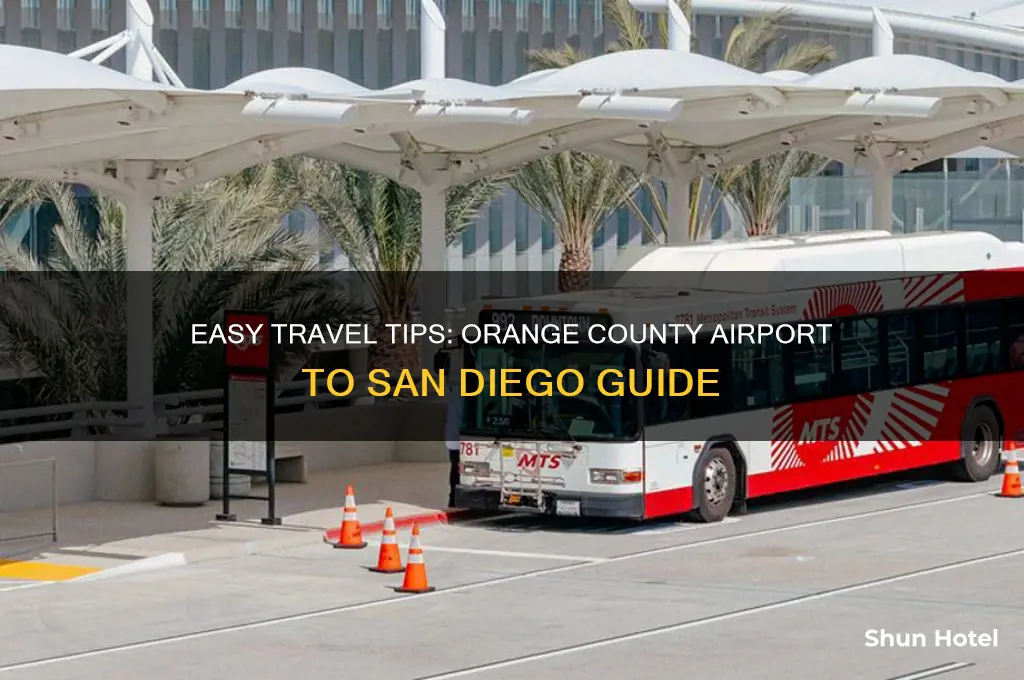 how to get from orange county airport to san diego
