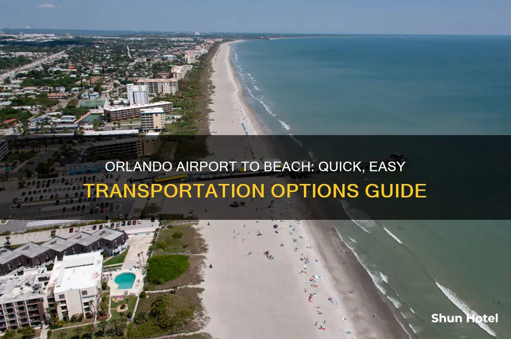 how to get from orlando airport to beach