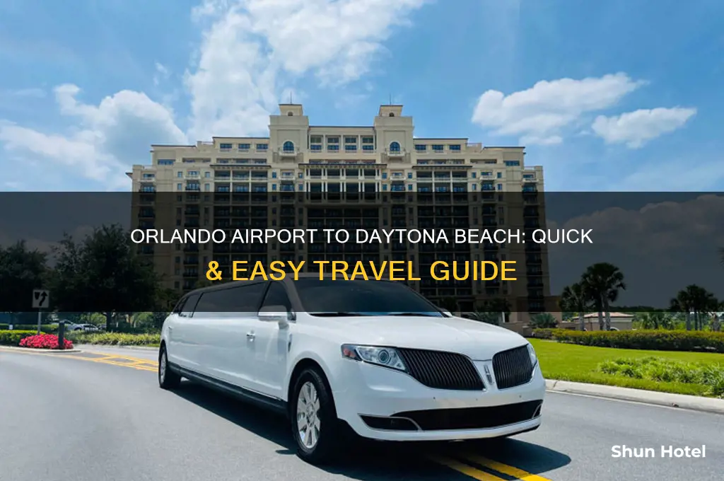 how to get from orlando airport to daytona beach