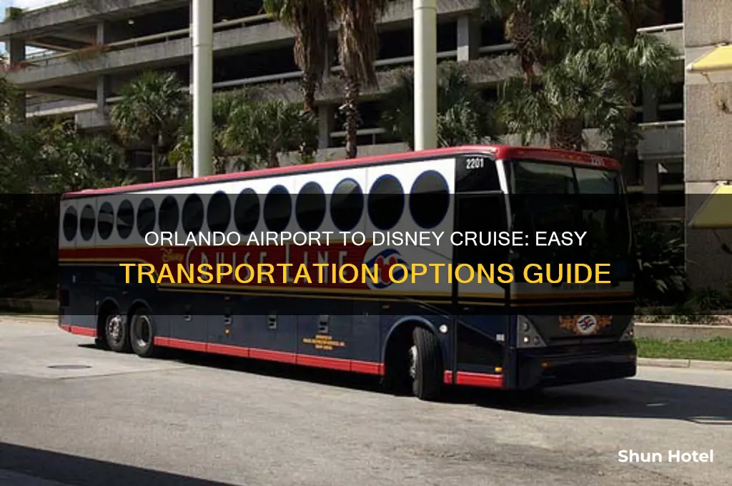 how to get from orlando airport to disney cruise