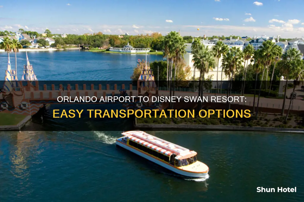 how to get from orlando airport to disney swan resort