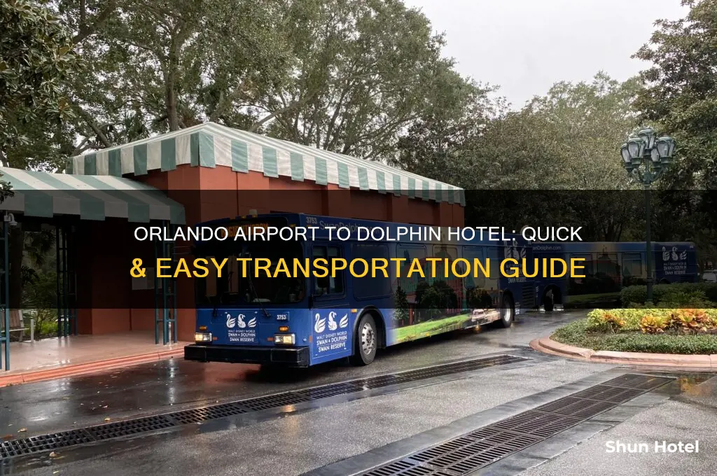 how to get from orlando airport to dolphin hotel