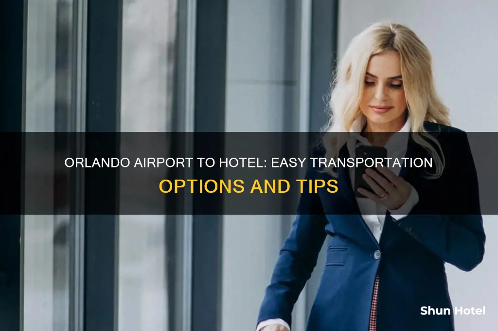 how to get from orlando airport to hotel