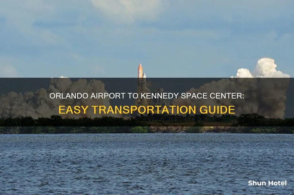 how to get from orlando airport to keneddy space center