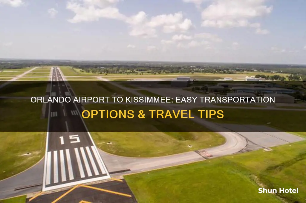 how to get from orlando airport to kissimmee