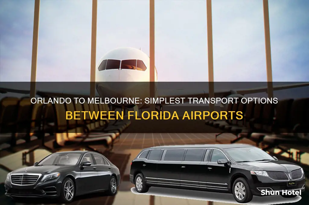 how to get from orlando airport to melbourne airport
