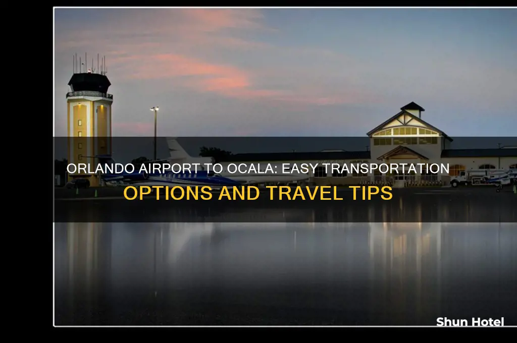 how to get from orlando airport to ocala