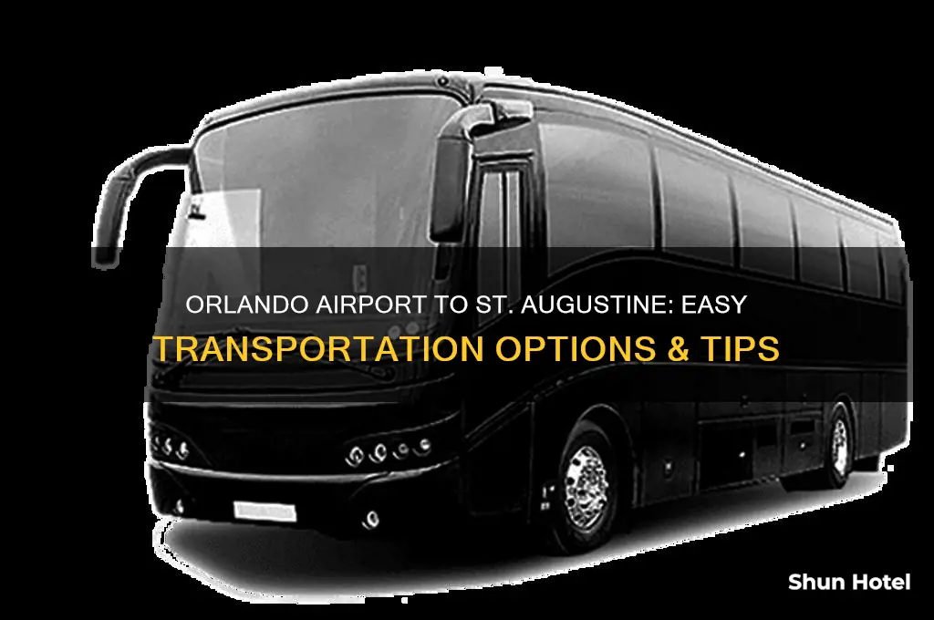 how to get from orlando airport to st augustine