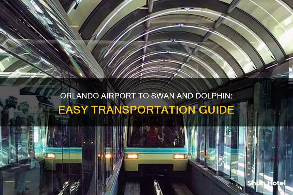 how to get from orlando airport to swan and dolphin