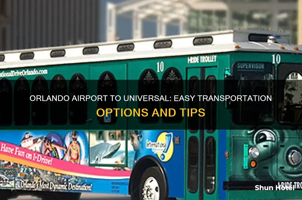 how to get from orlando airport to universal