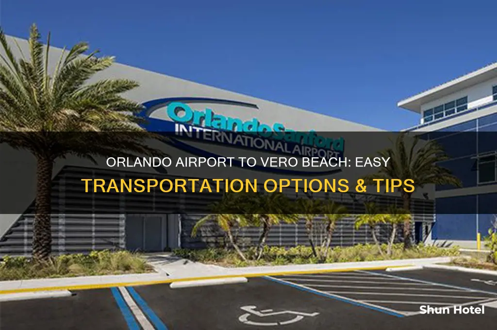 how to get from orlando airport to vero beach