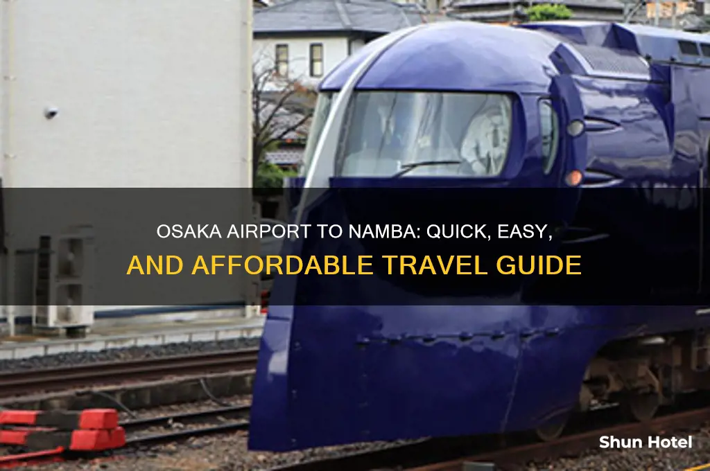 how to get from osaka airport to namba