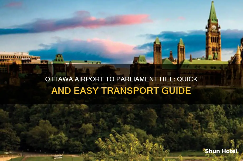 how to get from ottawa airport to parliament hill