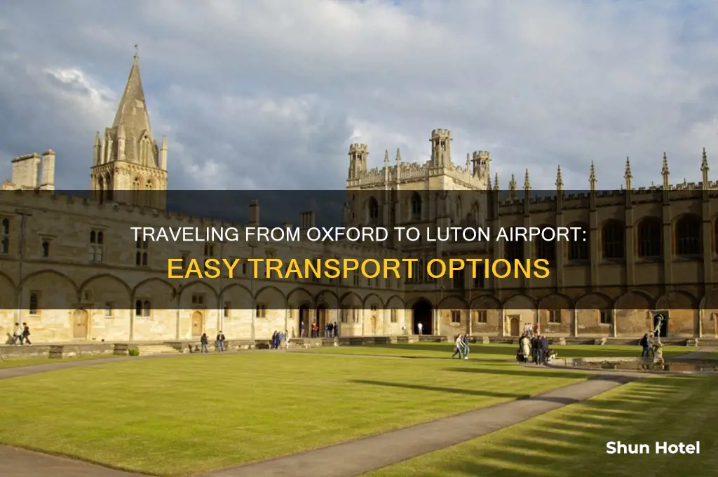 how to get from oxford to luton airport