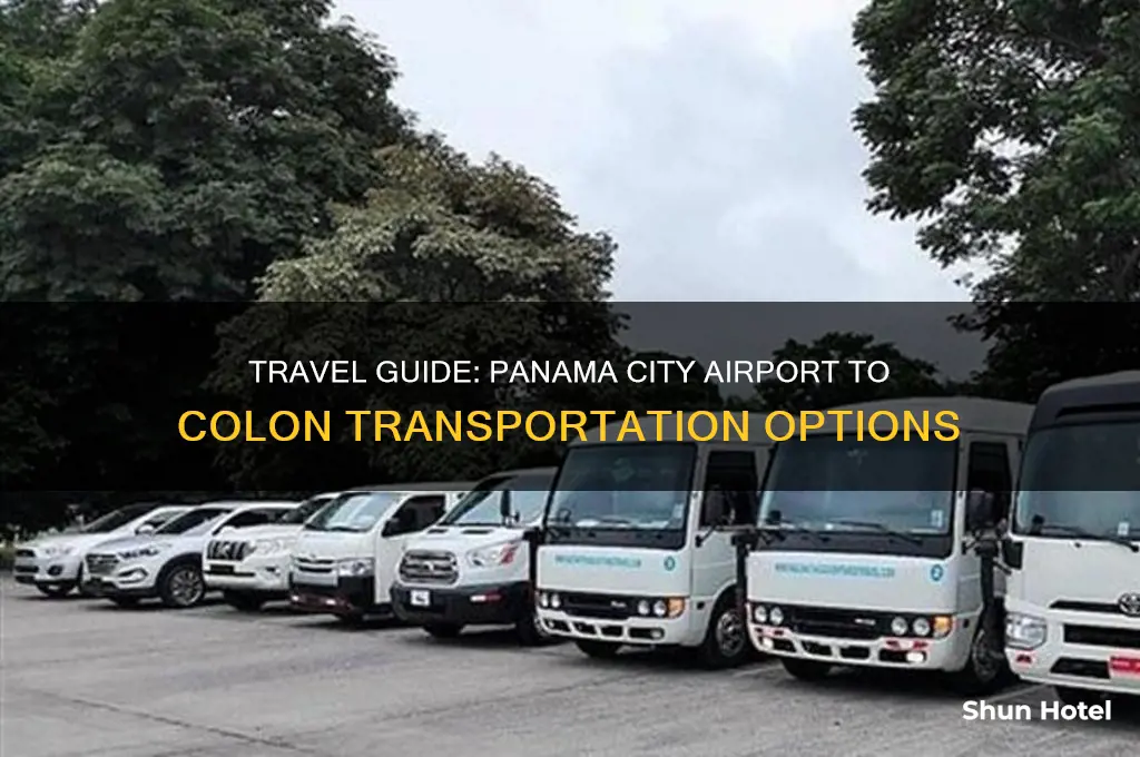how to get from panama city airport to colon