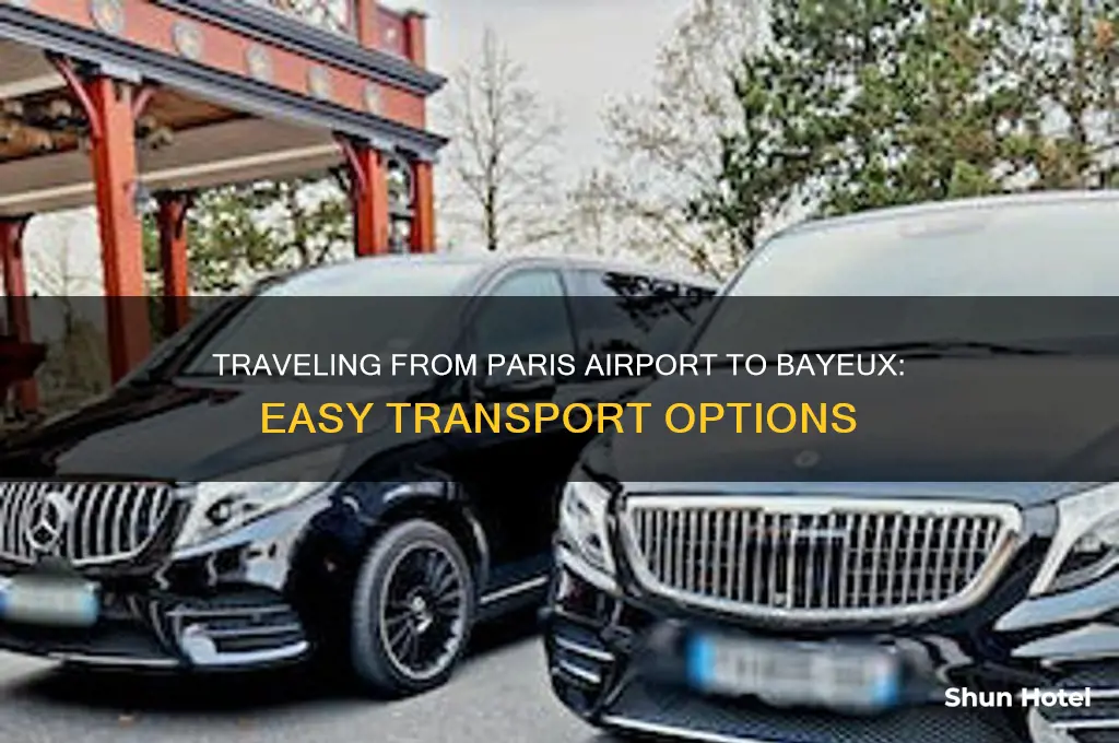how to get from paris airport to bayeux