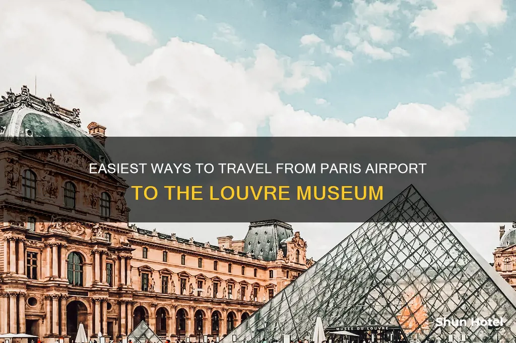 how to get from paris airport to louvre