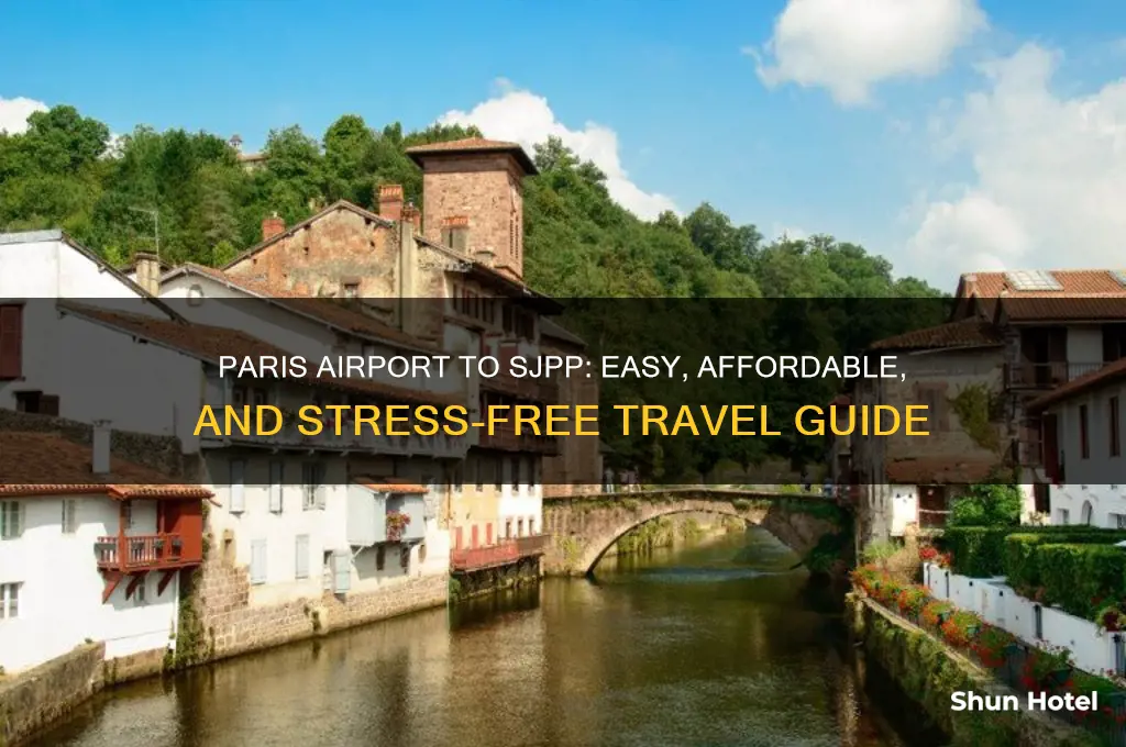 how to get from paris airport to sjpp