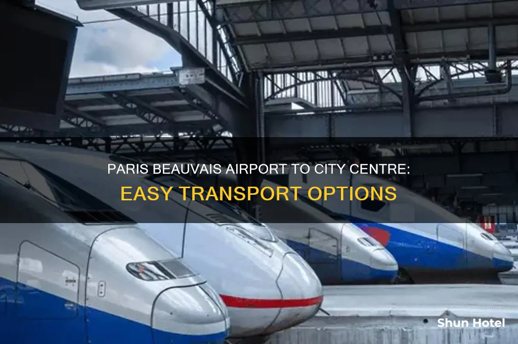 how to get from paris beauvais airport to city centre