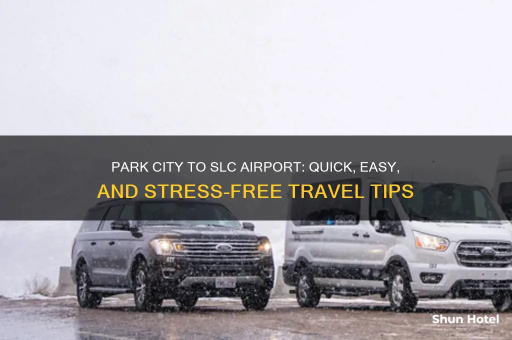 how to get from park city to slc airport