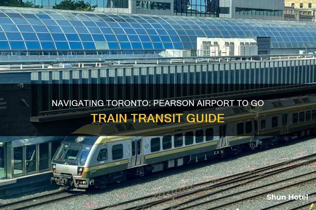 how to get from pearson airport to go train