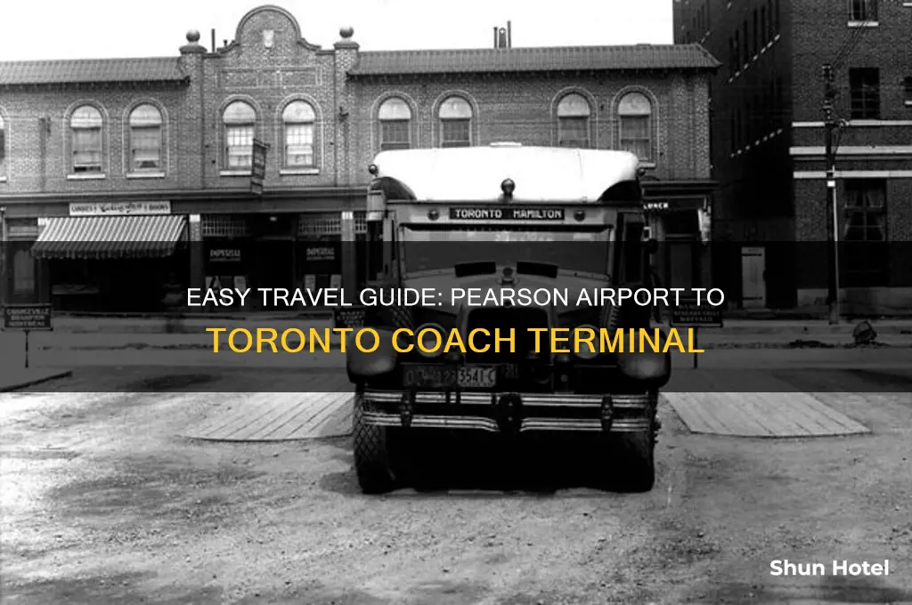 how to get from pearson airport to toronto coach terminal