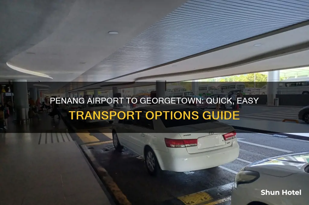 how to get from penang airport to georgetown