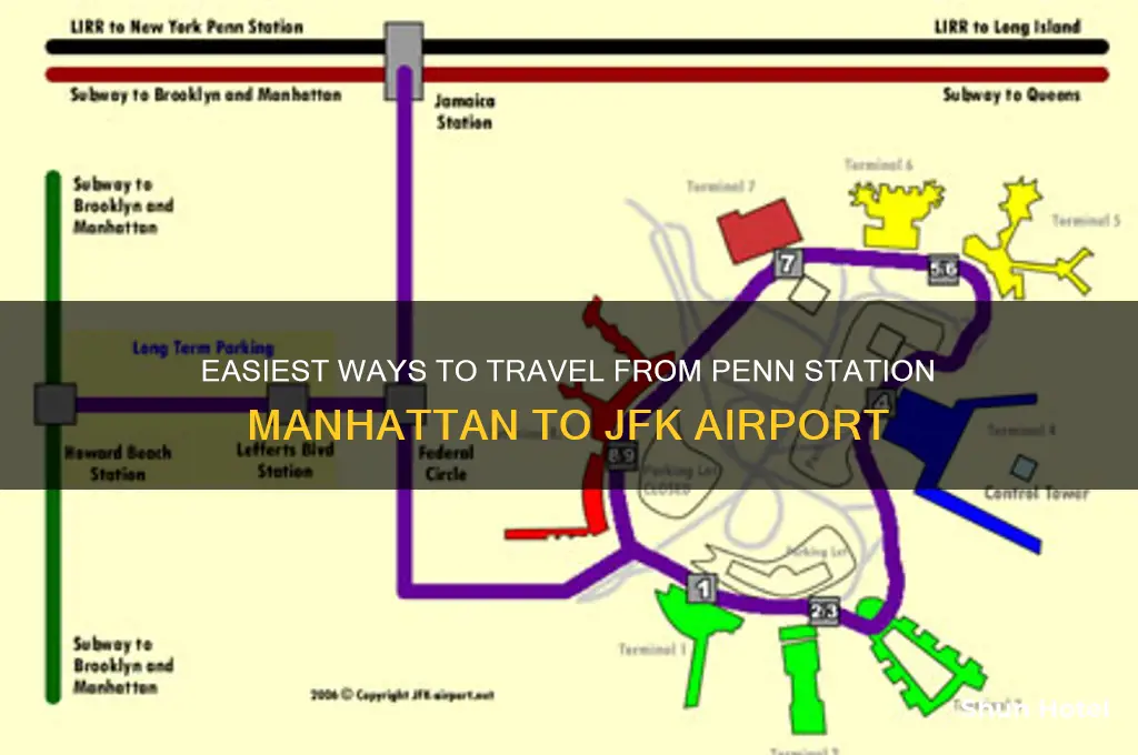 how to get from penn station manhatten to jfk airport