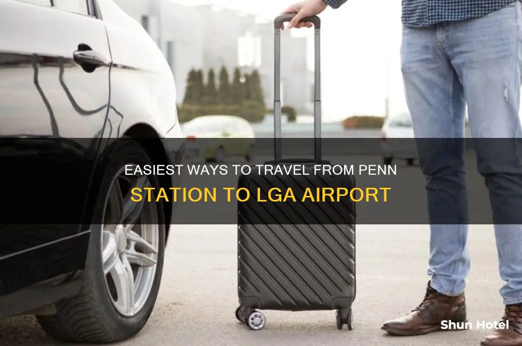 how to get from penn station to lga airport