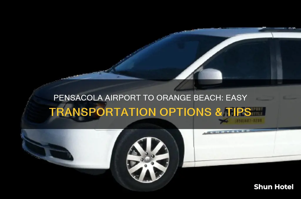 how to get from pensacola airport to orange beach
