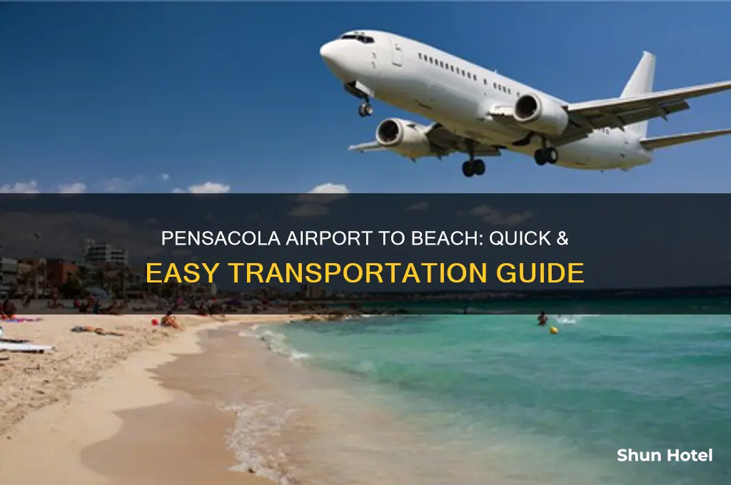 how to get from pensacola airport to pensacola beach