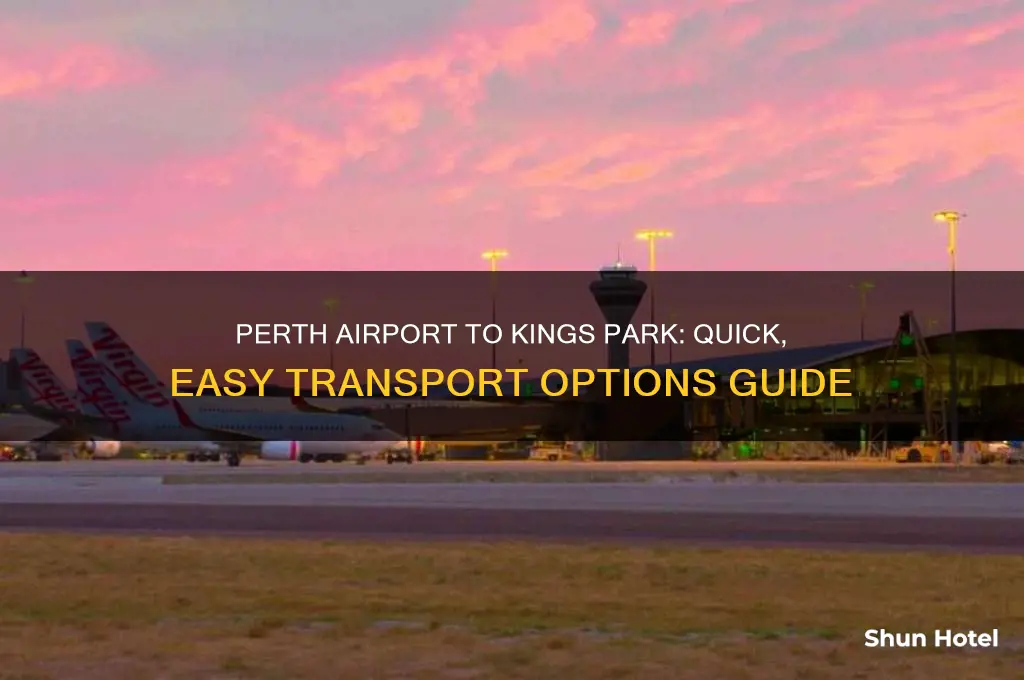 how to get from perth airport to kings park