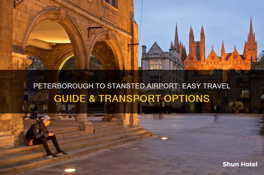 how to get from peterborough to stansted airport