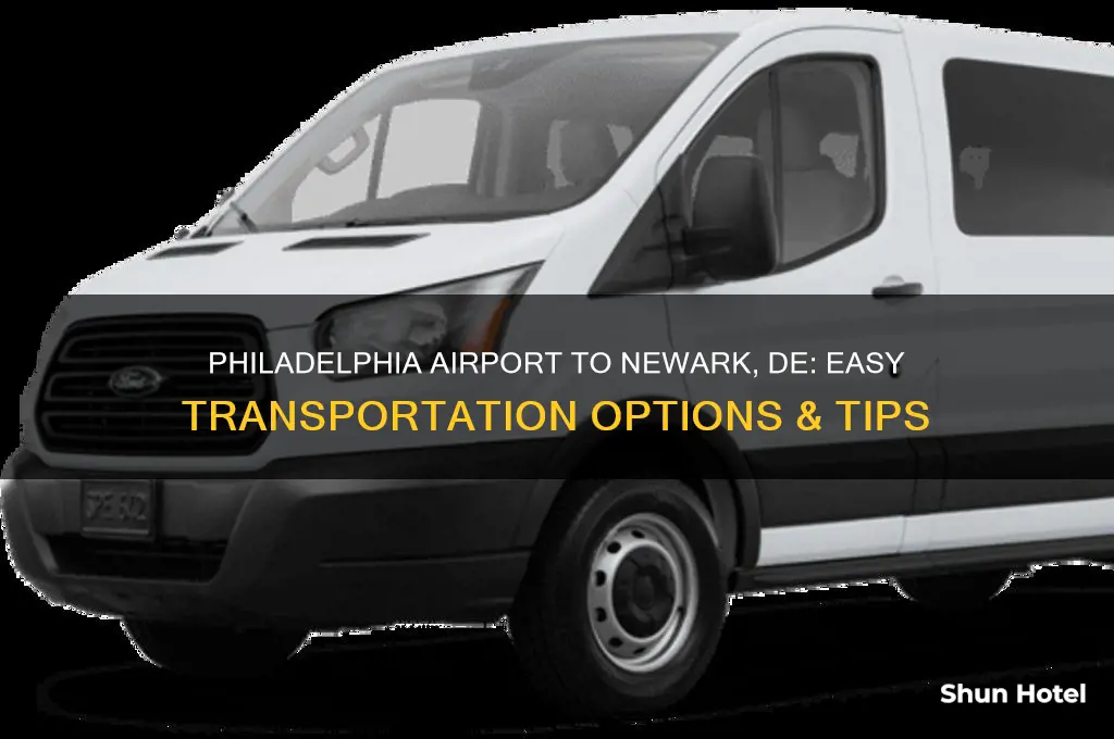how to get from philadelfia airport to newark delaware
