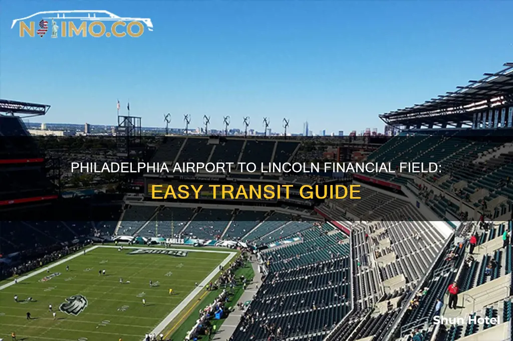 how to get from philadelphia airport to lincoln financial field