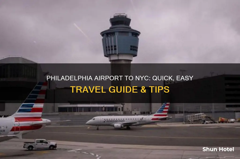 how to get from philadelphia airport to new york